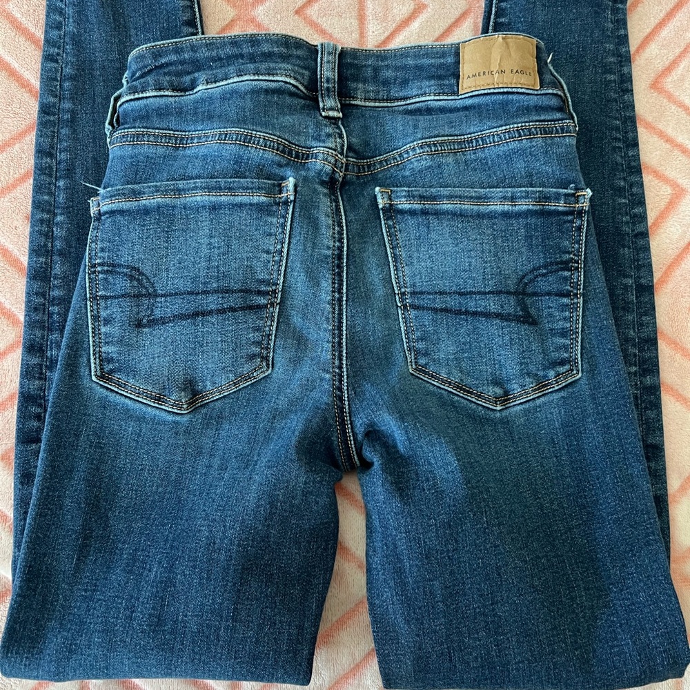 Size 00 SHORT skinny stretch American Eagle jegging
